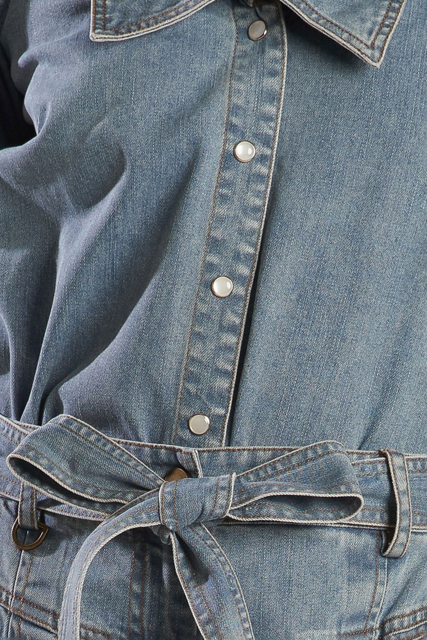 ETERNAL SUNSHINE CHAMBRAY DENIM TOP Flying Tomato